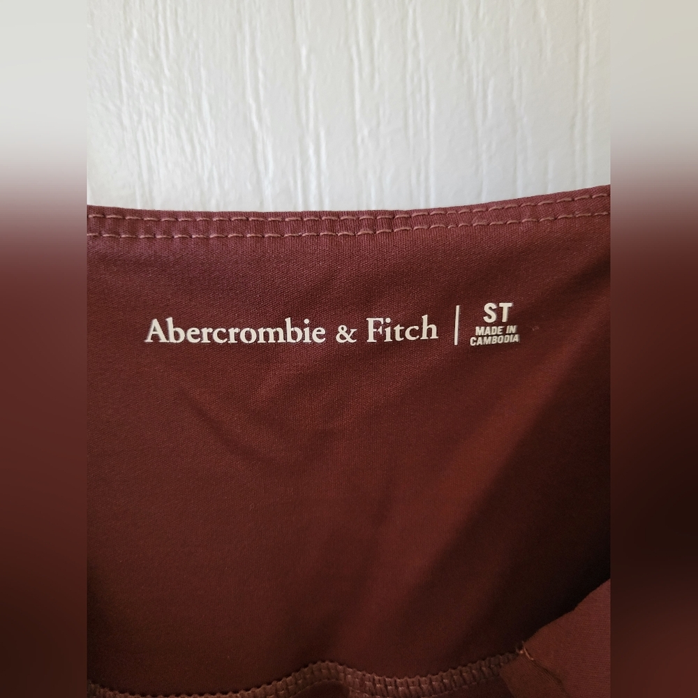 Abercrombie & Fitch Traveler Mini Active Dress Dark Brown Size Small Tall (ST) - Picture 4 of 10